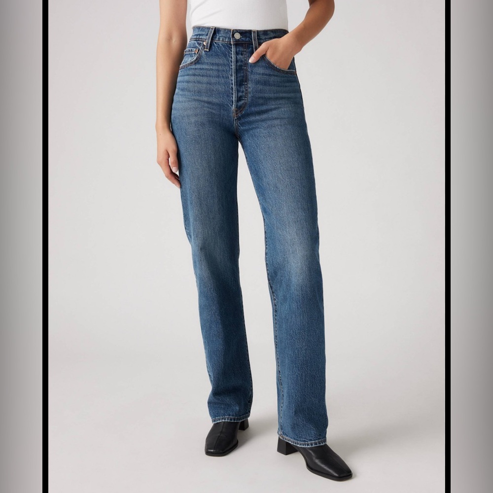 Timeless Denim Straight Leg Jeans